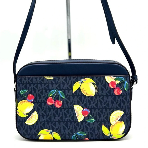 Michael Kors Large EW Zip Chain Xbody Crossbody Bag Admiral Navy - Picture 5 of 11